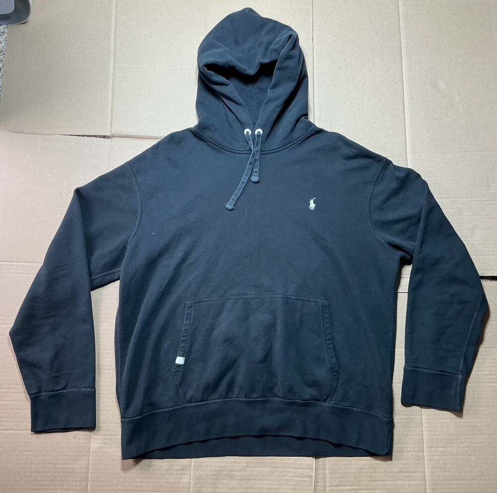 Polo Ralph Lauren Performance Black Cotton Blend Pullover Women’s Hoodie XXL